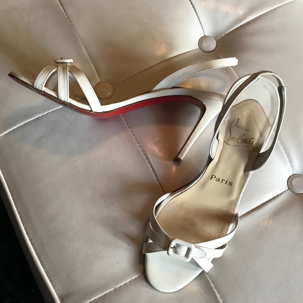 Authentic Christian Louboutin Leather Sandals